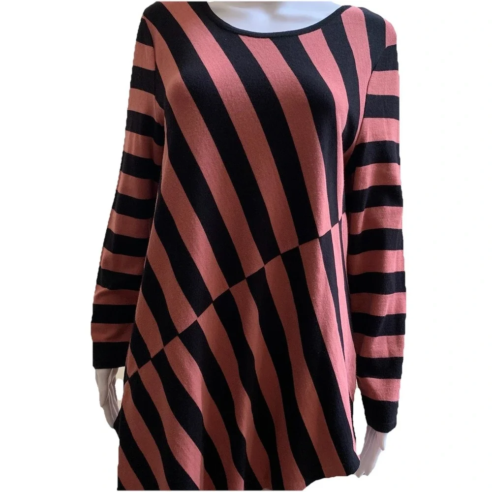 Alfani striped asymmetric